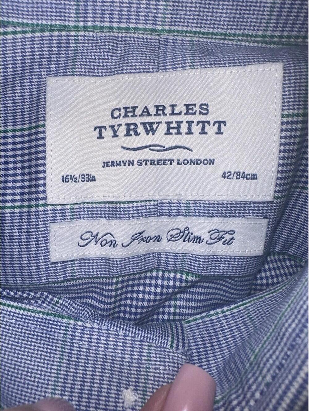 Lot of 6 Men's Dress Shirts Charles Tyrwhitt YSL Hugh & Crye Size 16.5 XL - Picture 6 of 8